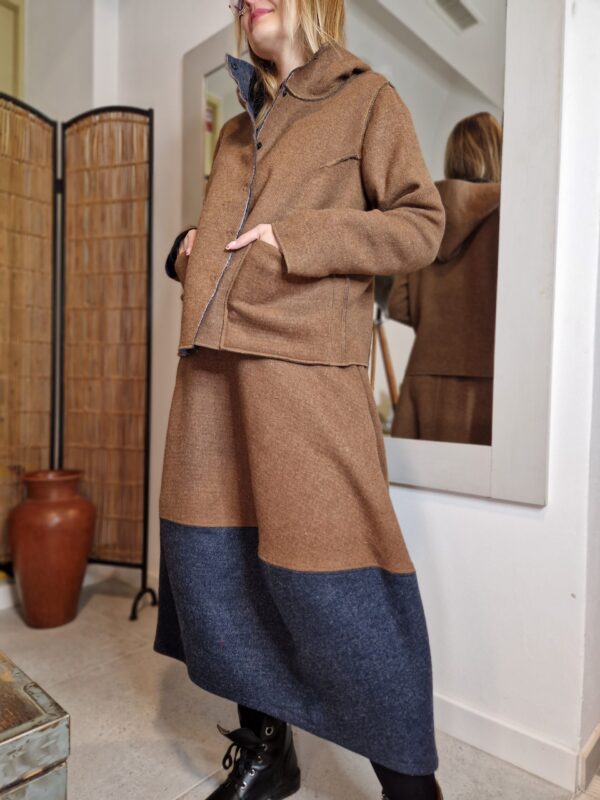 SPÓDNICA BOMBOWA SZEFOWA PIASEK I MORZE - obrazek 4