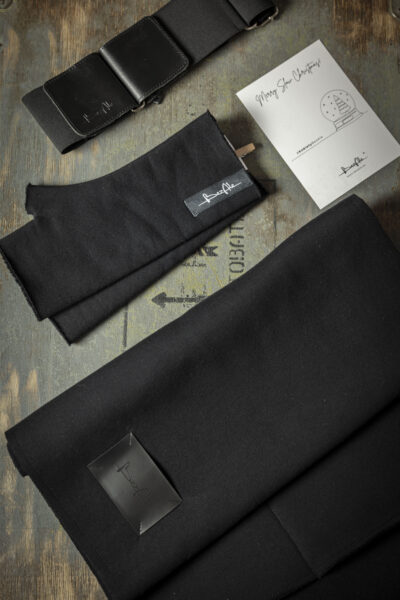 Set 1 🎁 Szal SZALEJ + Mitenki + Szeroki pasek