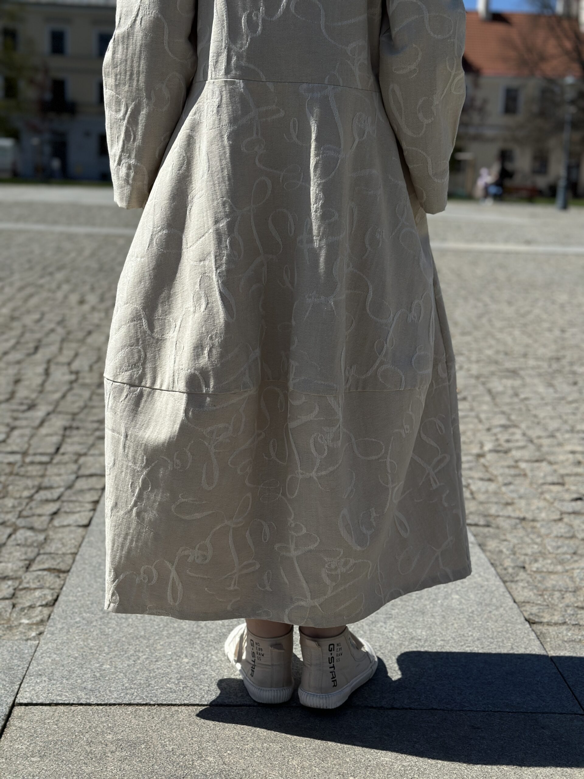 Lola – sukienka młynarka bombka we wzory - obrazek 6