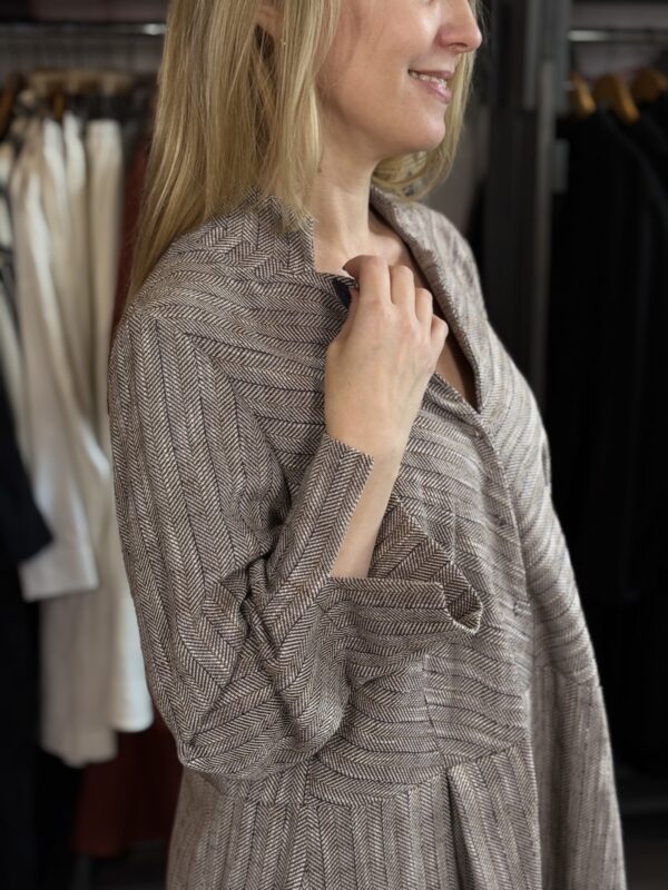 Szlachetna Jodełka - bawełniana sukienka - obrazek 7