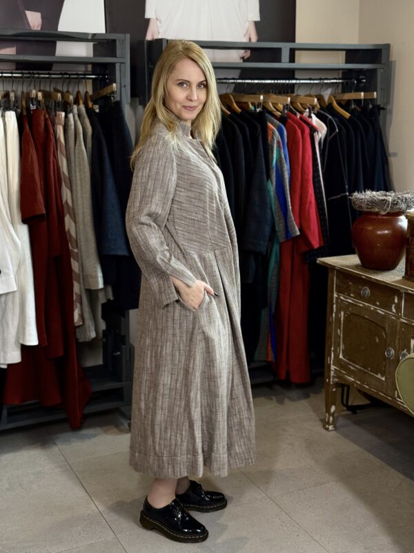 Szlachetna Jodełka - bawełniana sukienka - obrazek 3