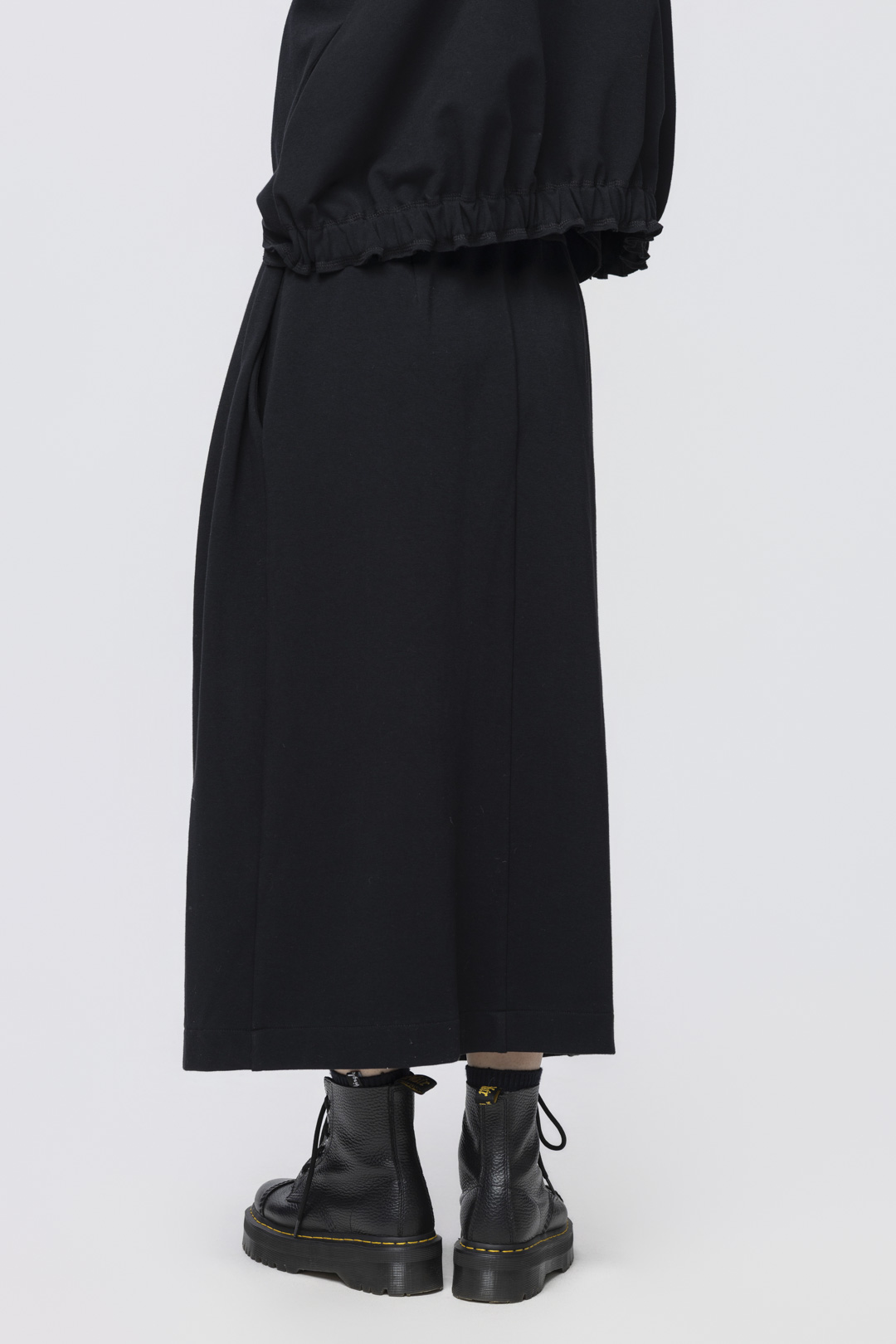 Zakładka - długa bawełniana spódnica z zakładkami - obrazek 3