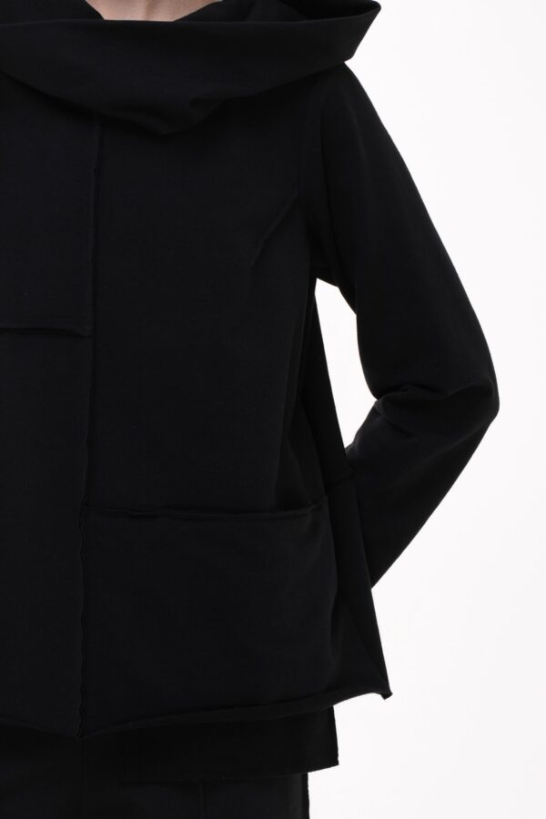 UKŁADANKA – bawełniana bluza z przeszyciami - obrazek 4