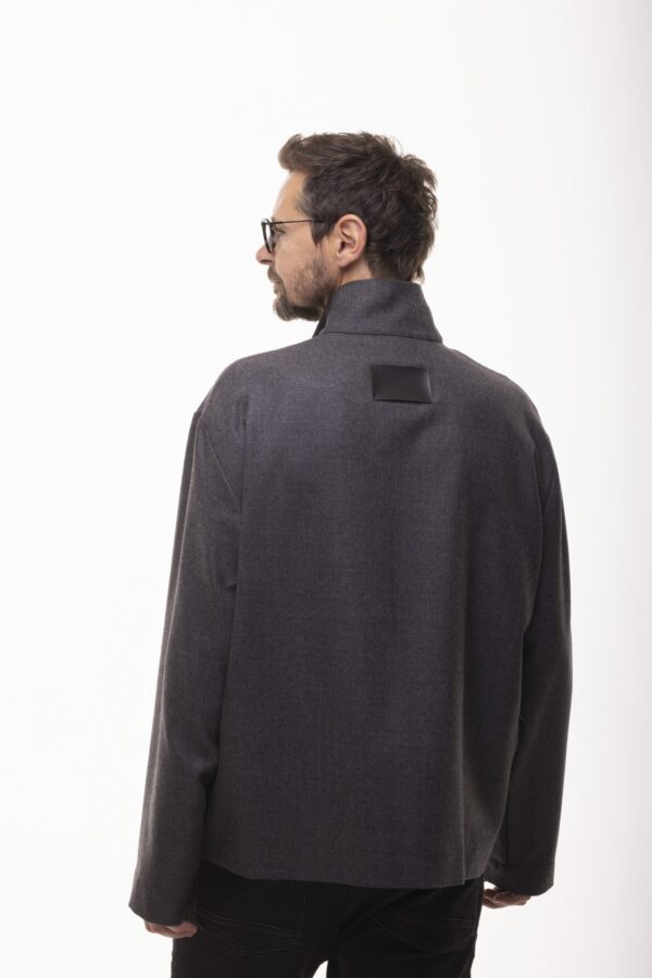 Szmer - rozpinana bluza wełniana - obrazek 2