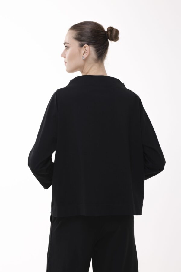 VERSA - dwustronna bluzka z długim rękawem bawełniana - obrazek 6