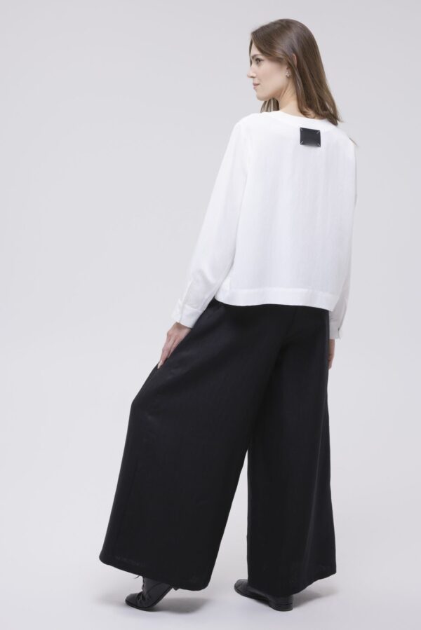 ŁUNA - biała bawełniana koszula - obrazek 4