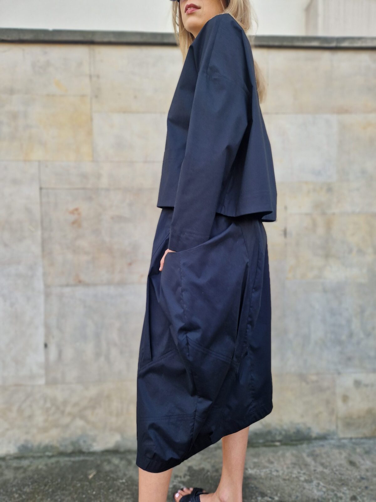 Moda Autorska Slow Fashion BezAle - bezale spodnica akrobatka 3