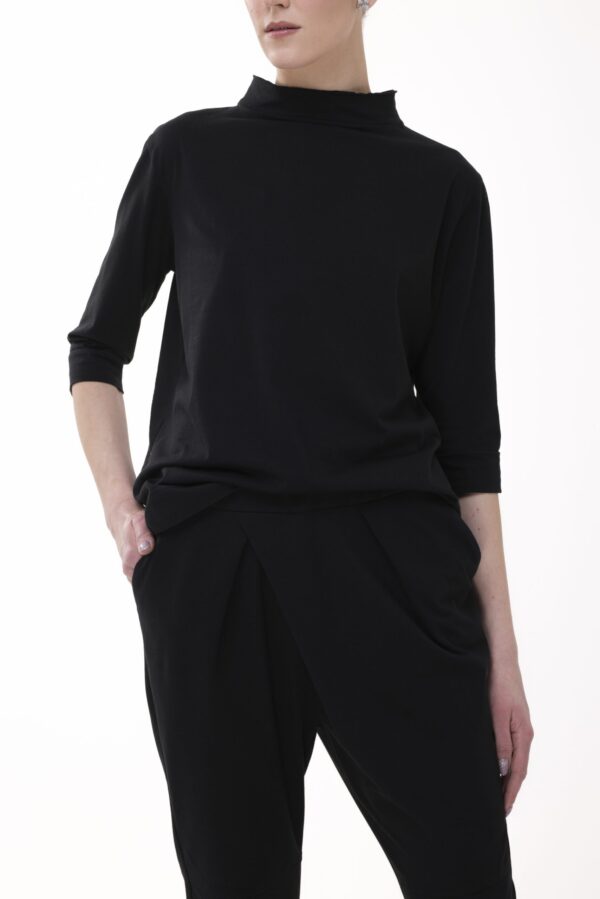 GESTY - spodnie cygaretki bawełniane - obrazek 2