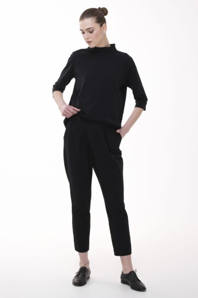 GESTY - spodnie cygaretki bawełniane