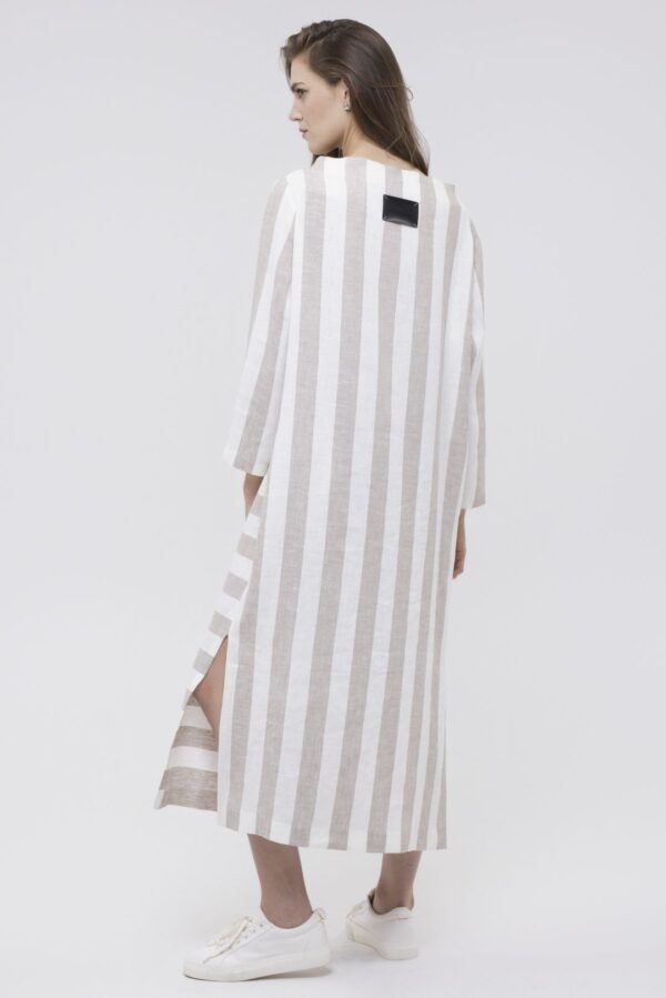 KADR - minimalistyczna sukienka lniana - obrazek 2