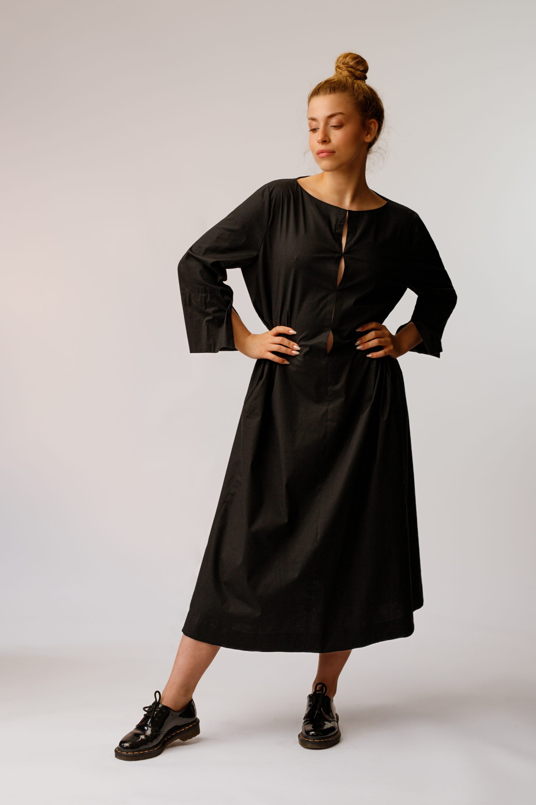 Moda Autorska Slow Fashion BezAle - bezale sukienka subtelna harmonia B scaled 1