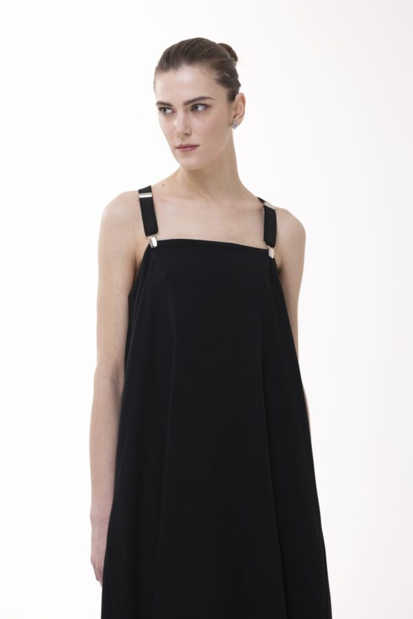 WYPEŁNIJ PRZESTRZEŃ - bawełniana sukienka z szelkami - obrazek 5