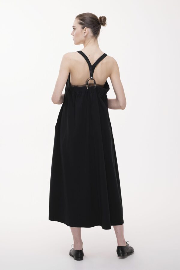 WYPEŁNIJ PRZESTRZEŃ - bawełniana sukienka z szelkami - obrazek 2