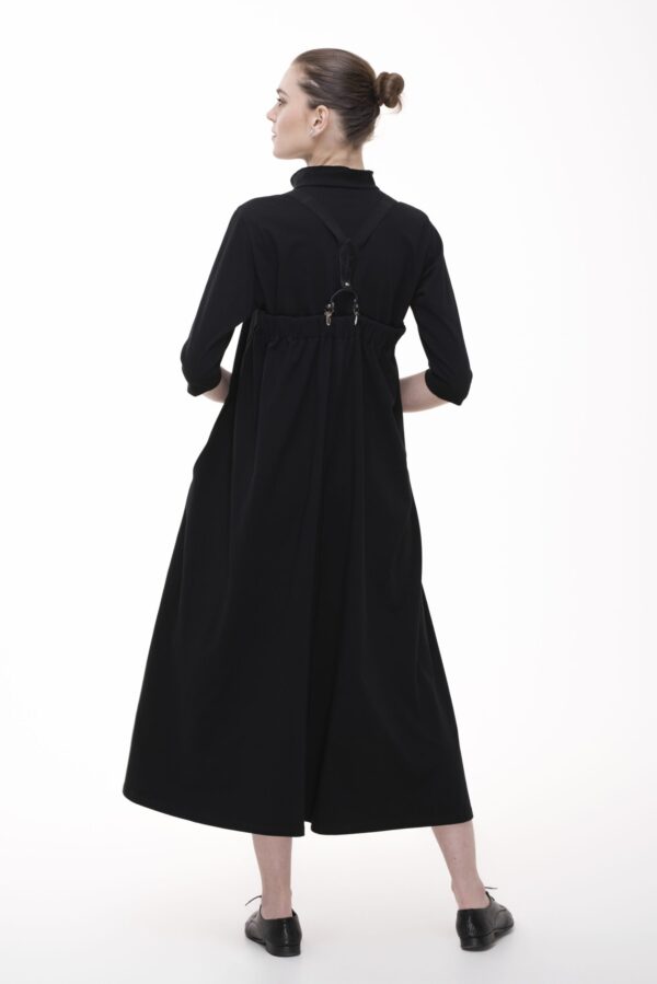 WYPEŁNIJ PRZESTRZEŃ - bawełniana sukienka z szelkami - obrazek 6