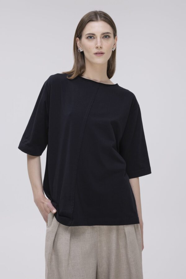 RYSKA - t-shirt z przeszyciem - obrazek 2