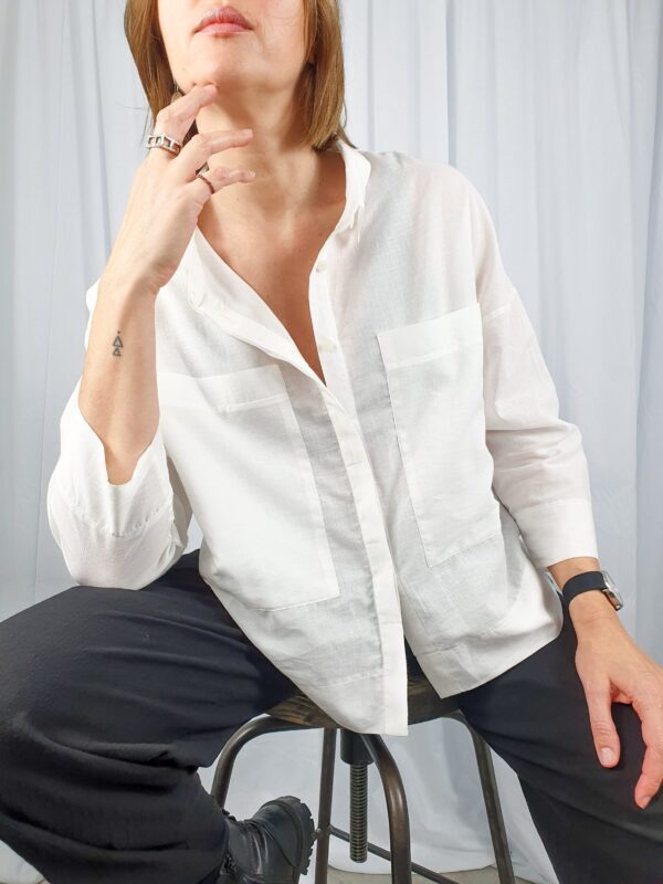 KOSZULA BIAŁA DAMA - obrazek 2