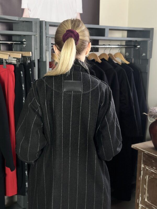 płaszcz MEDAL - dwustronny płaszcz wełniany z kieszeniami - obrazek 3