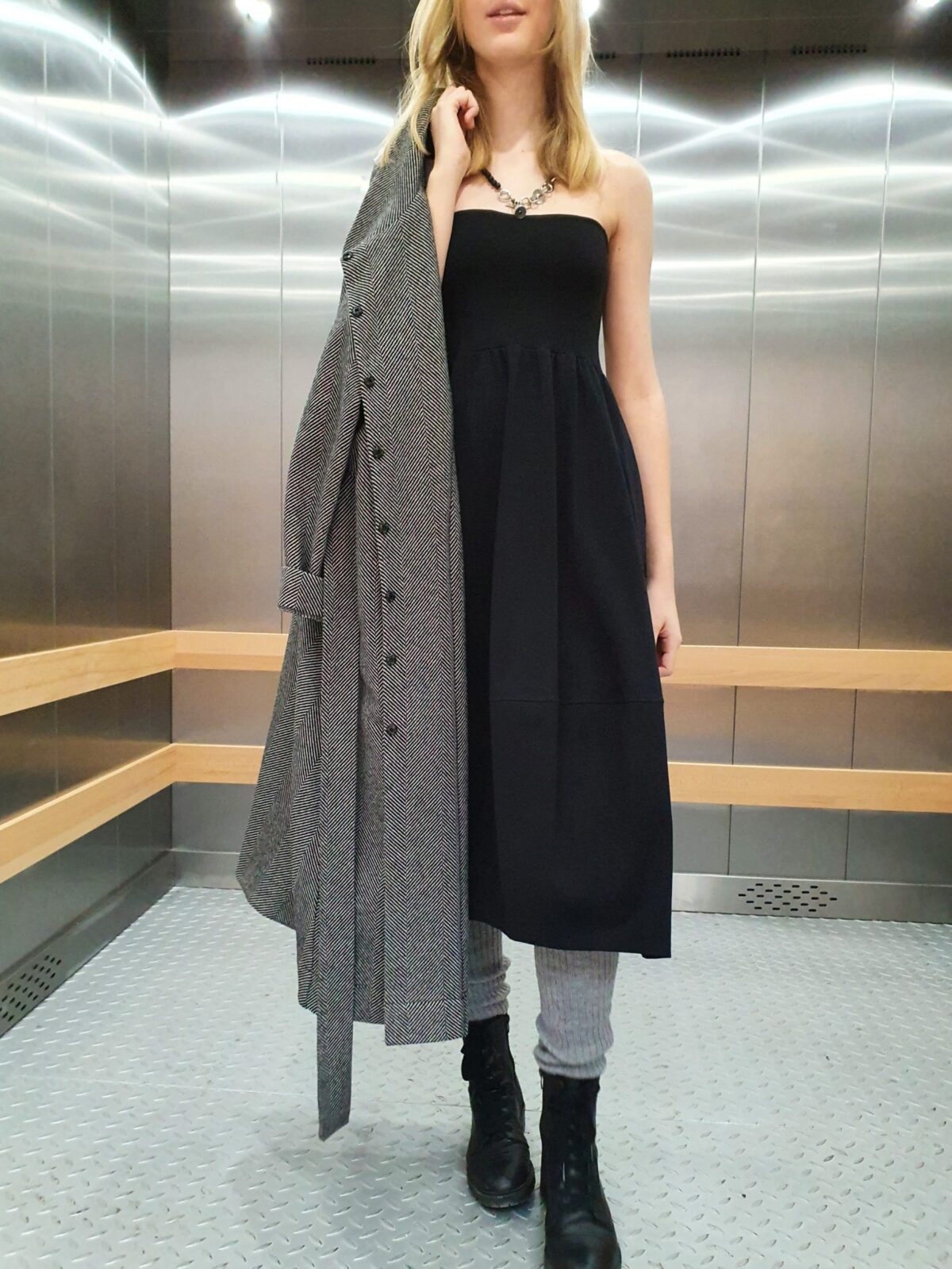 Moda Autorska Slow Fashion BezAle - sukienka kokieterka 1