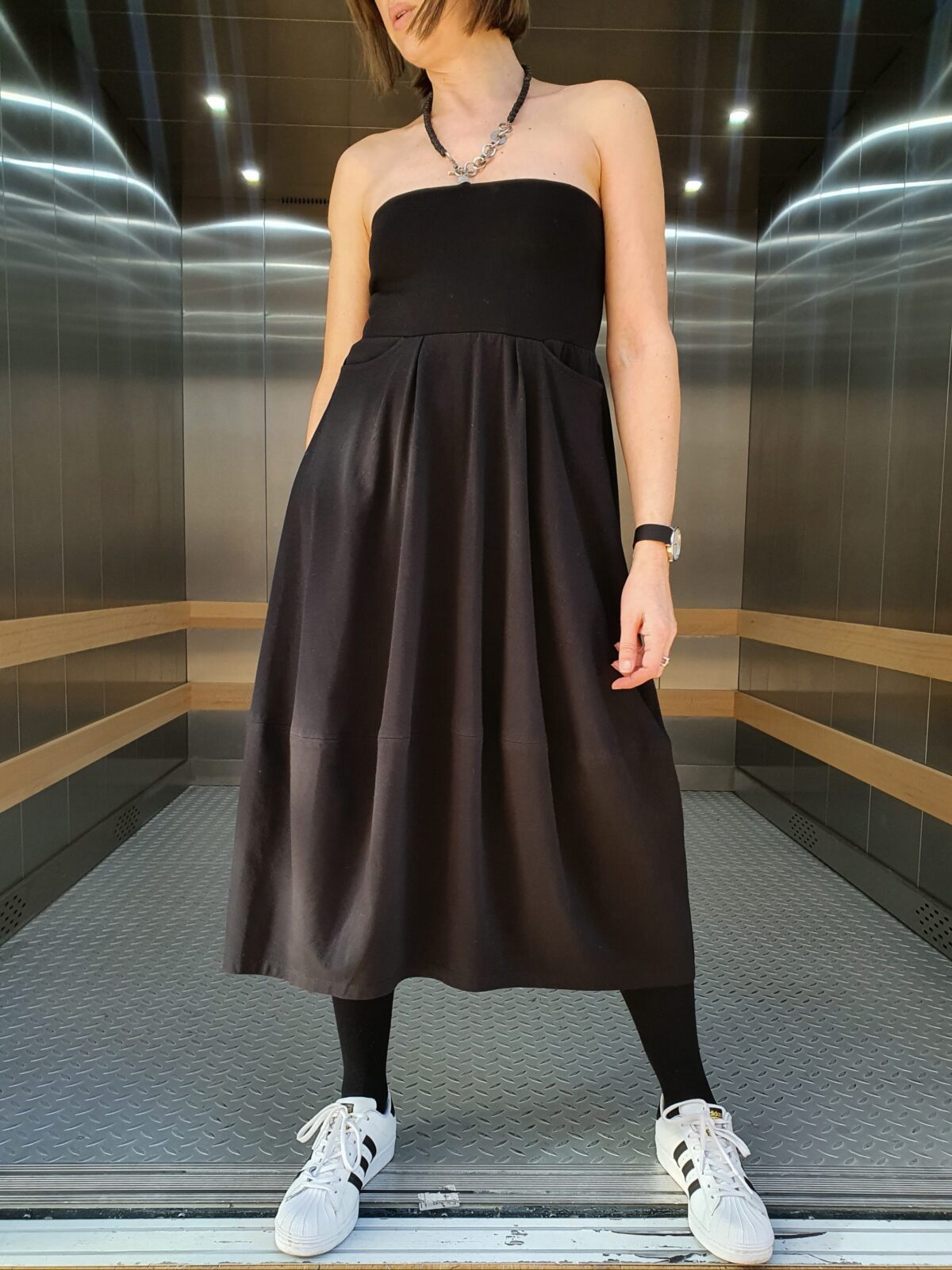 Moda Autorska Slow Fashion BezAle - sukienka kokieterka 4