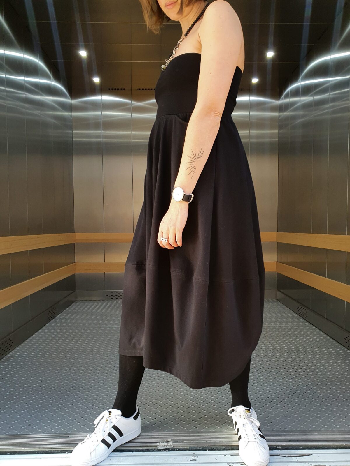 Moda Autorska Slow Fashion BezAle - sukienka kokieterka 5
