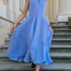 Odzież BezAle - sukienka skolowana blue 7
